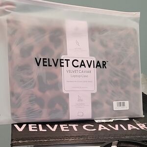 Velvet Caviar Pink Leopard Laptop Sleeve